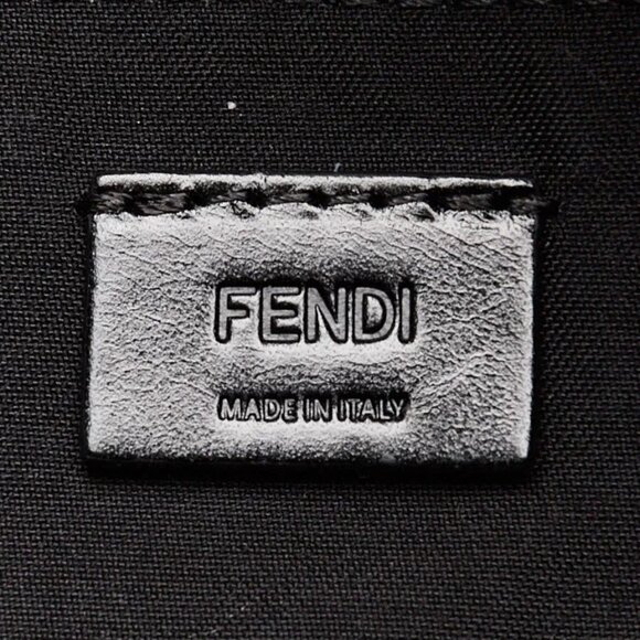 Fendi Black Grained Calfskin Leather Large Lui Bag 7VA667 - Picture 10 of 12